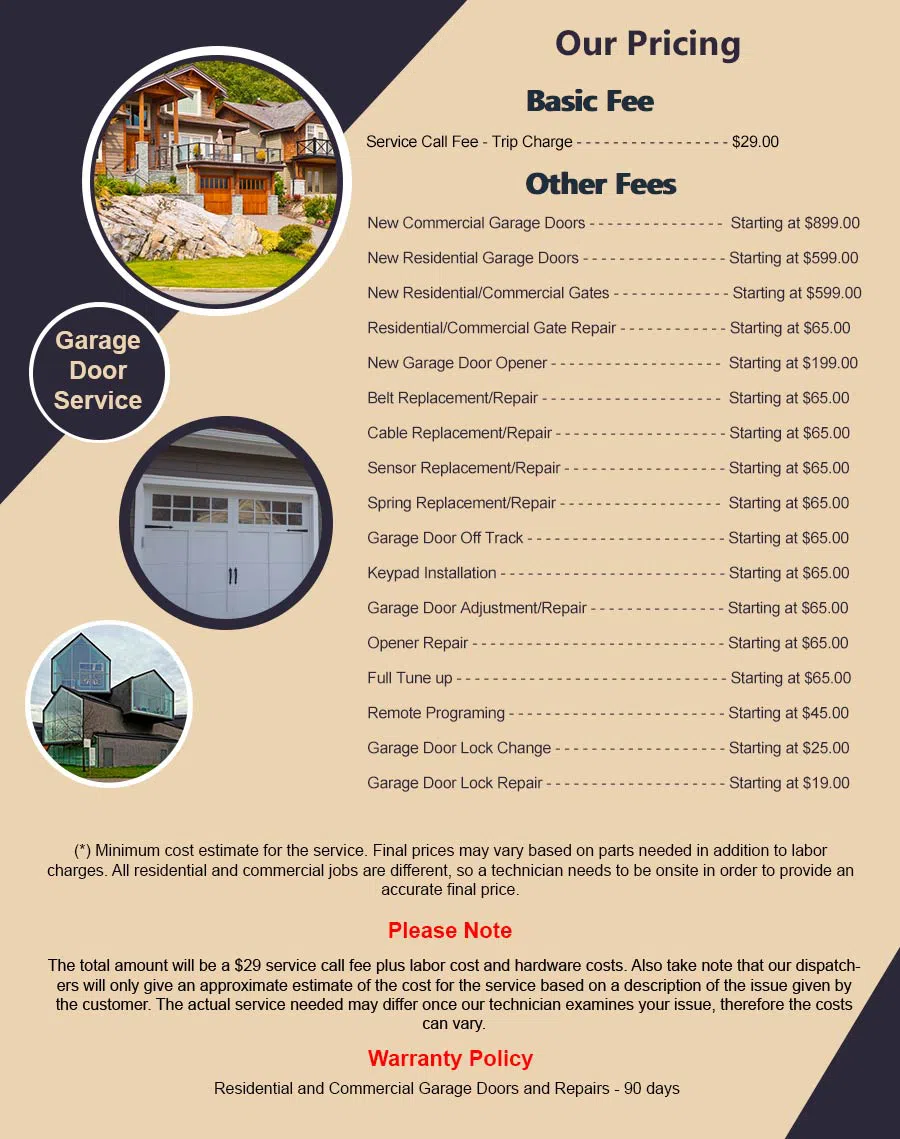 Garage Door Mobile Service San Antonio, TX 210-245-6317